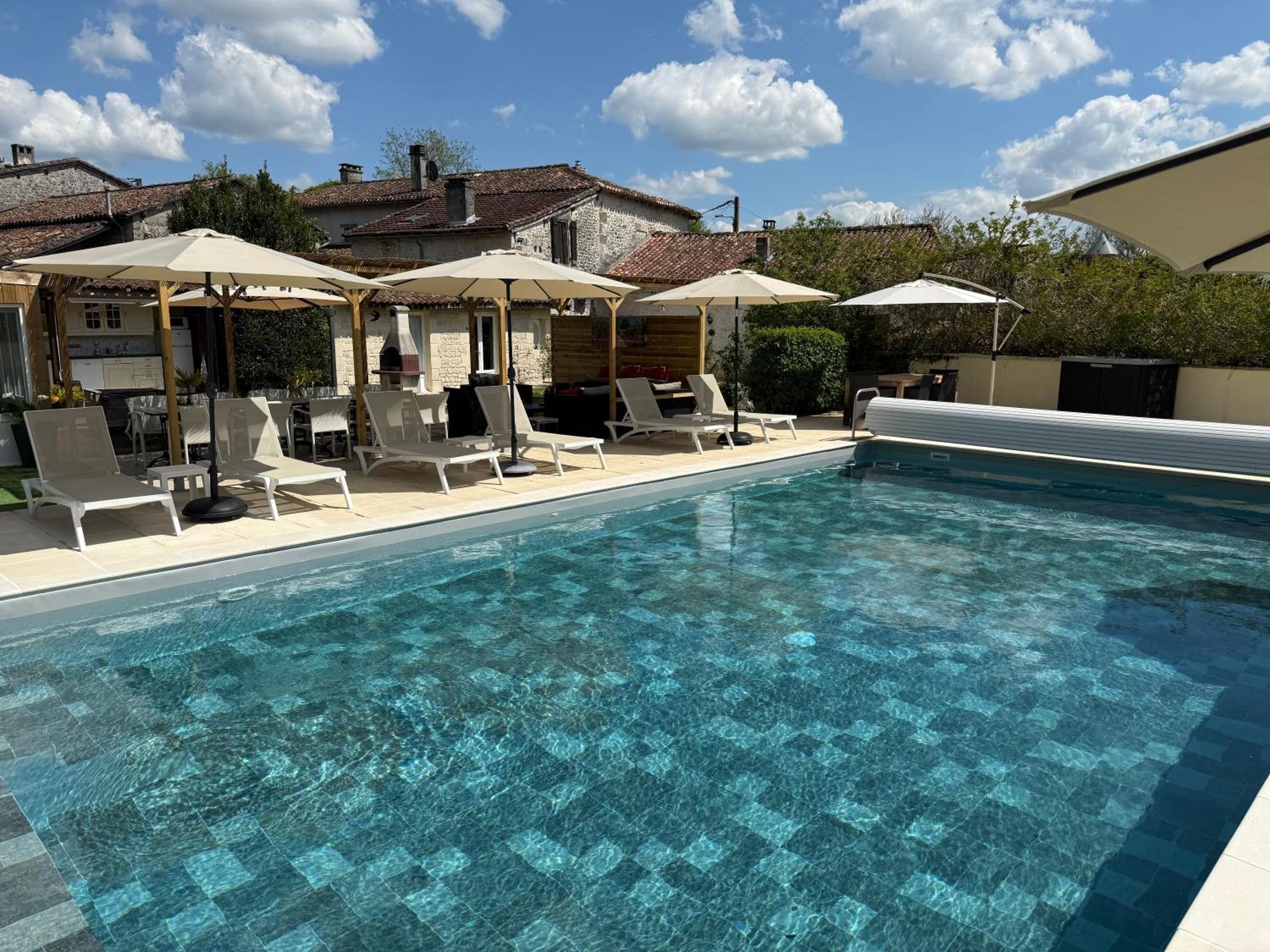 Chambre D'Hotes Naturiste Le Jardin Des Hirondelles Blanzaguet-Saint-Cybard 외부 사진