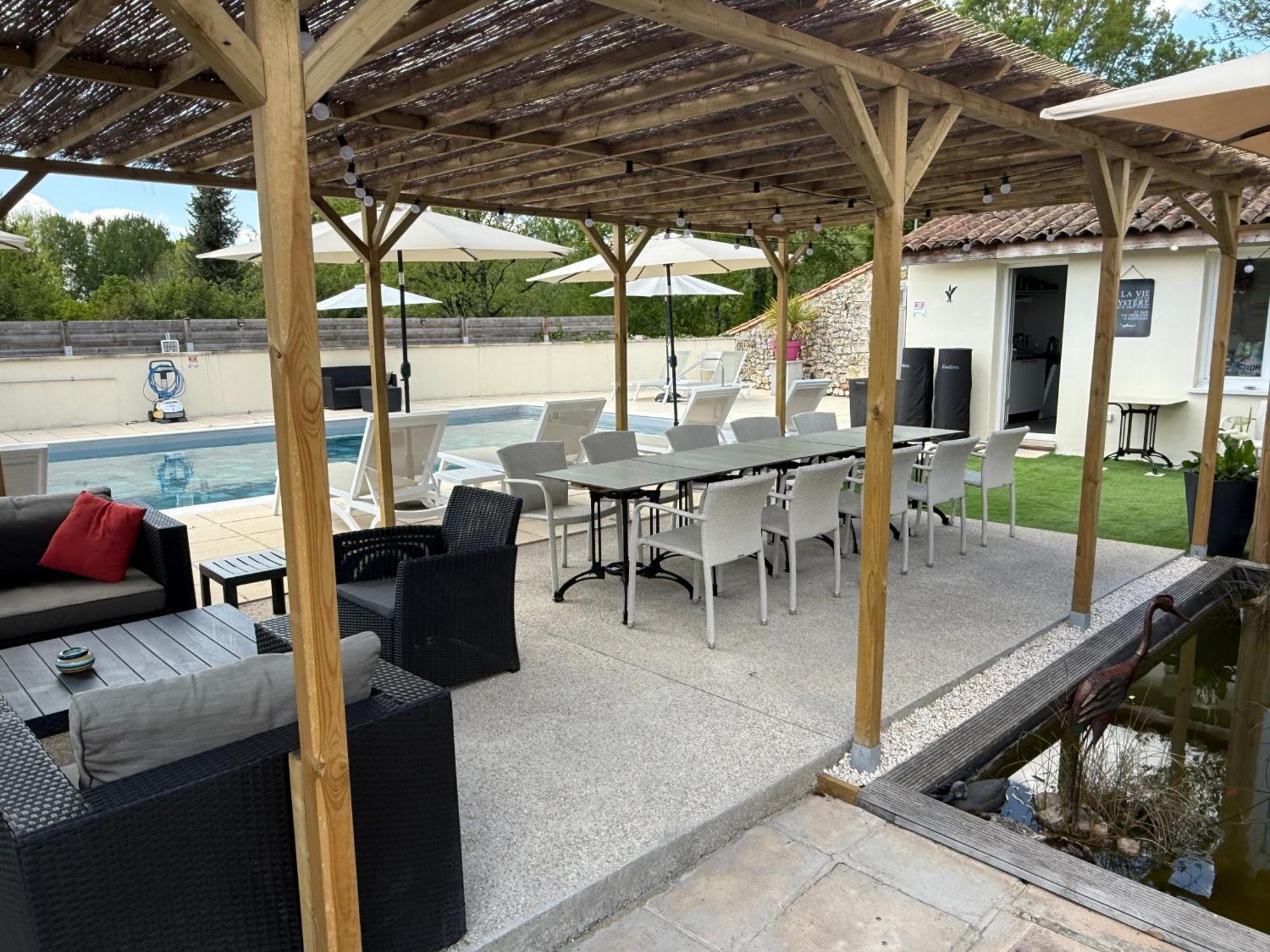 Chambre D'Hotes Naturiste Le Jardin Des Hirondelles Blanzaguet-Saint-Cybard 외부 사진